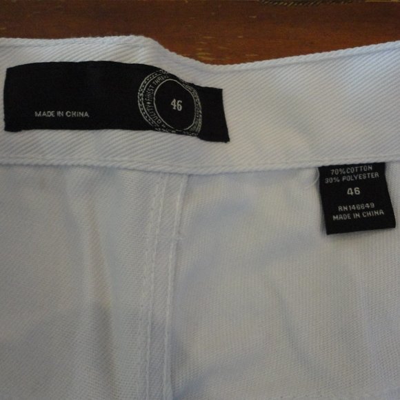 MAXI MILIAN Men's White Denim Shorts "Stolen Dreams Wild & Free" Size 46 NWT!! - Picture 3 of 6